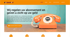 Desktop Screenshot of dutchtel.nl